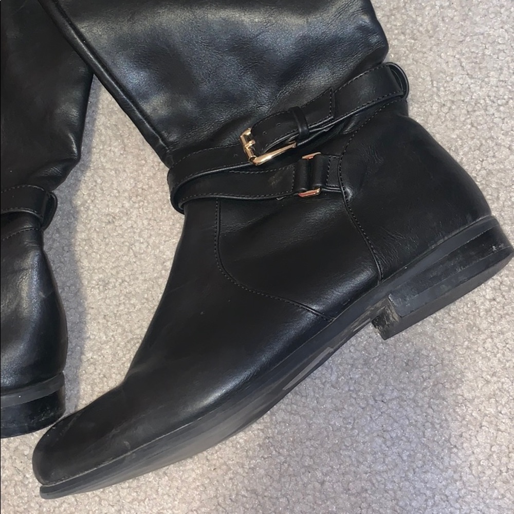 Banana‎ Republic Black Riding Boots 8.5 - Picture 5 of 7